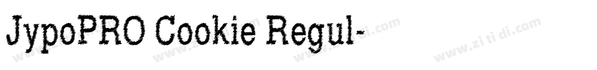 JypoPRO Cookie Regul字体转换 JypoPRO Cookie Regul字体转换